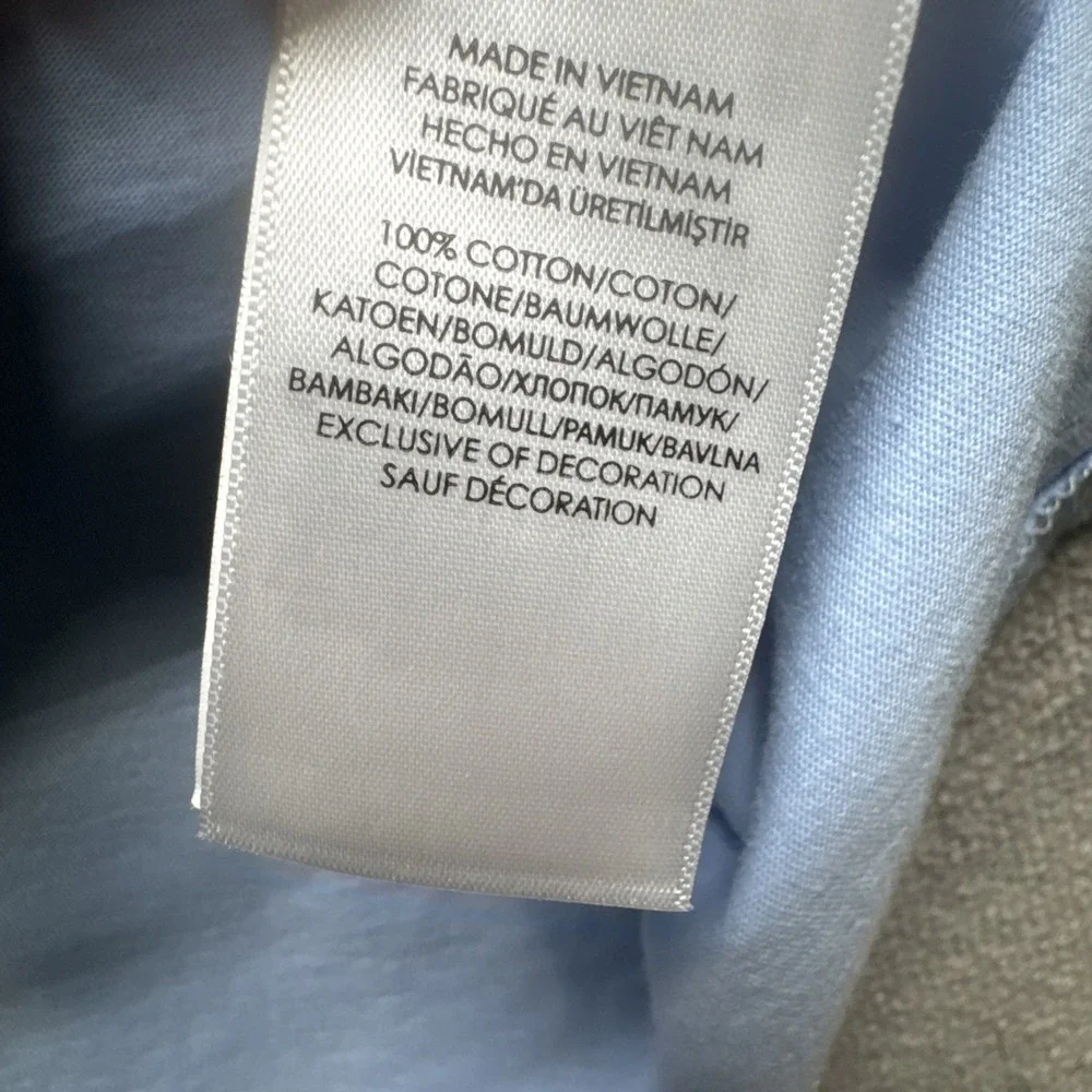 Polo Ralph Lauren Light Blue Polo Shirt XL Classic‎ Fit Pocket Preppy Style